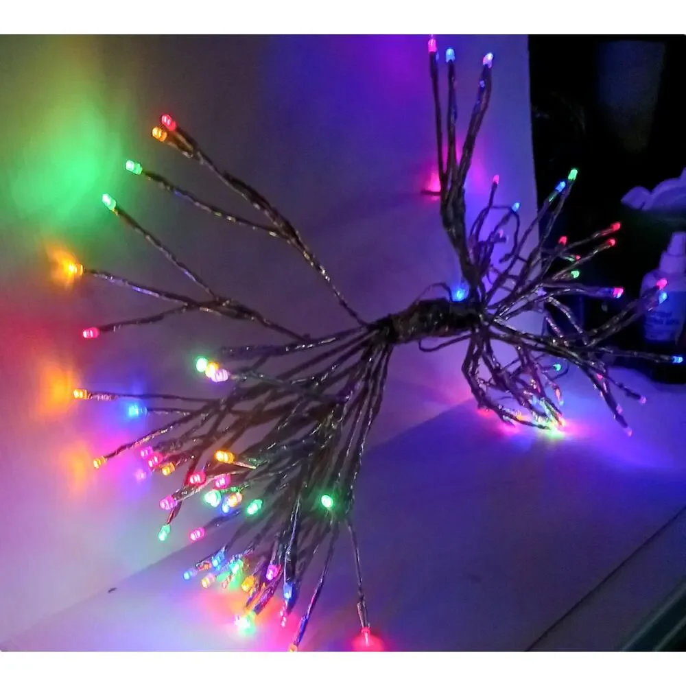 Lighted Twig 💡🎉Spear Swag Indoor Outdoor Home Decor All Occasion Party